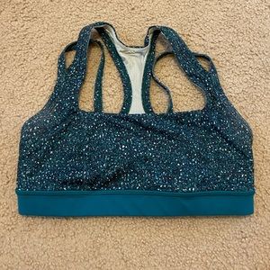 Lululemon Splendour Teal Flashback Static Bra